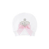 Newborn Baby 3-Piece Cotton Jeweled Layette Set