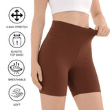 Lilax Girls High Waist Biker Shorts — Premium Soft 4-Way Stretch Yoga & Dance Athletic Shorts