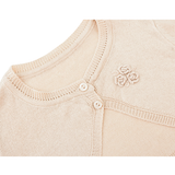 Baby Flower Detailed Buttoned Bolero Cardigan