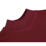 Toddler Cotton Long Sleeve Basic Mock-Neck T-Shirt