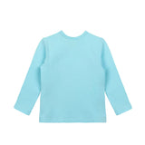 Little Girls Cotton Long Sleeve Basic Crewneck T-Shirt