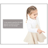 Little Girls' Knit Long Sleeve Button Closure Bolero Cardigan Shrug