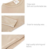 Big Girls Cotton Crewneck Basic T-Shirt & Leggings Set