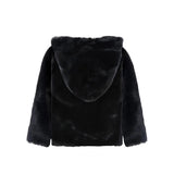 Girl Button Down Hooded Cardigan Jacket