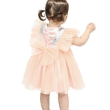 Baby Sequined Tulle Party Dress Set