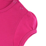 Baby Girls' Basic T-Shirt Short Sleeve Crewneck Tee