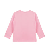 Little Girls Cotton Long Sleeve Basic Crewneck T-Shirt
