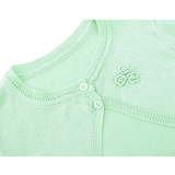 Baby Flower Detailed Buttoned Bolero Cardigan