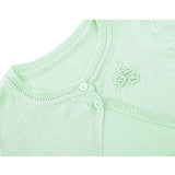 Baby Flower Detailed Buttoned Bolero Cardigan