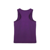Girls' Soft Solid Cotton Blend Racerback Tank Top