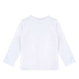 Little Girls Cotton Long Sleeve Basic Crewneck T-Shirt