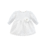 Baby Vintage White Lace Christening Dress Set