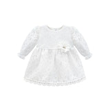 Baby Vintage White Lace Christening Dress Set