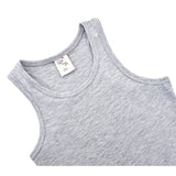 Girls' Soft Solid Cotton Blend Racerback Tank Top / 8 to 10 Years