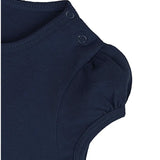 Baby Cotton Puff Sleeve Basic Crewneck T-Shirt