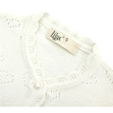 Baby Heart Detailed Knit Cardigan