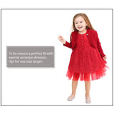 Girls' Bolero Cardigan Shrug Knit Long Sleeve Button Closure