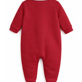 Baby Boy Tuxedo Romper Suit | Bow Tie & Necktie | 100% Cotton Footed Coverall