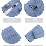 Boys Suit Set Slim Fit Vest, White Dress Shirt, Dress Pants and Bowtie 4 Piece Formal Suit Set