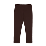 Little Girls Cotton Basic Turtleneck Shirt & Leggings Set