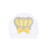 Newborn Baby 4-Piece Cotton Jeweled Layette Gift Set