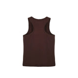 Girls' Soft Solid Cotton Blend Racerback Tank Top