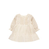 Baby Girl Long Sleeve Princess Dress with Headband