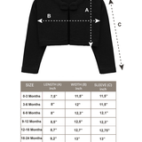 Baby Girls' Knit Long Sleeve Sweater, Bowknot Closure Bolero Cardigan