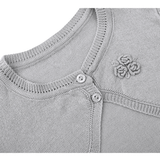 Baby Flower Detailed Buttoned Bolero Cardigan