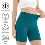 Lilax Girls High Waist Biker Shorts — Premium Soft 4-Way Stretch Yoga & Dance Athletic Shorts