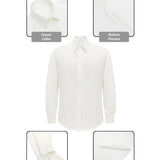 Boys' Button Down Shirt Solid Long Sleeve Dress Shirt