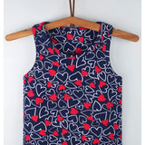 Girls' Soft Solid Cotton Blend Racerback Tank Top