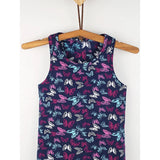 Girls' Soft Solid Cotton Blend Racerback Tank Top / 8 to 10 Years