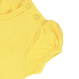 Baby Cotton Puff Sleeve Basic Crewneck T-Shirt
