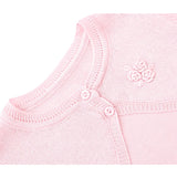 Baby Flower Detailed Buttoned Bolero Cardigan