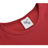 Baby Cotton Puff Sleeve Basic Crewneck T-Shirt