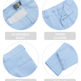 Little & Youth Boys Suit Set - Formal Suit Vest, White Dress Shirt, Dress Pants, and Bowtie - 4-Piece