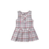 Toddler Girls' Long Sleeve Fashion Plaid Dress
