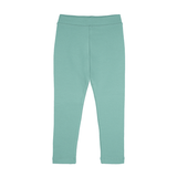 Little Girls Cotton Basic Turtleneck Shirt & Leggings Set