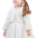 Girls' Bolero Cozy Faux Fur Jacket Shrug
