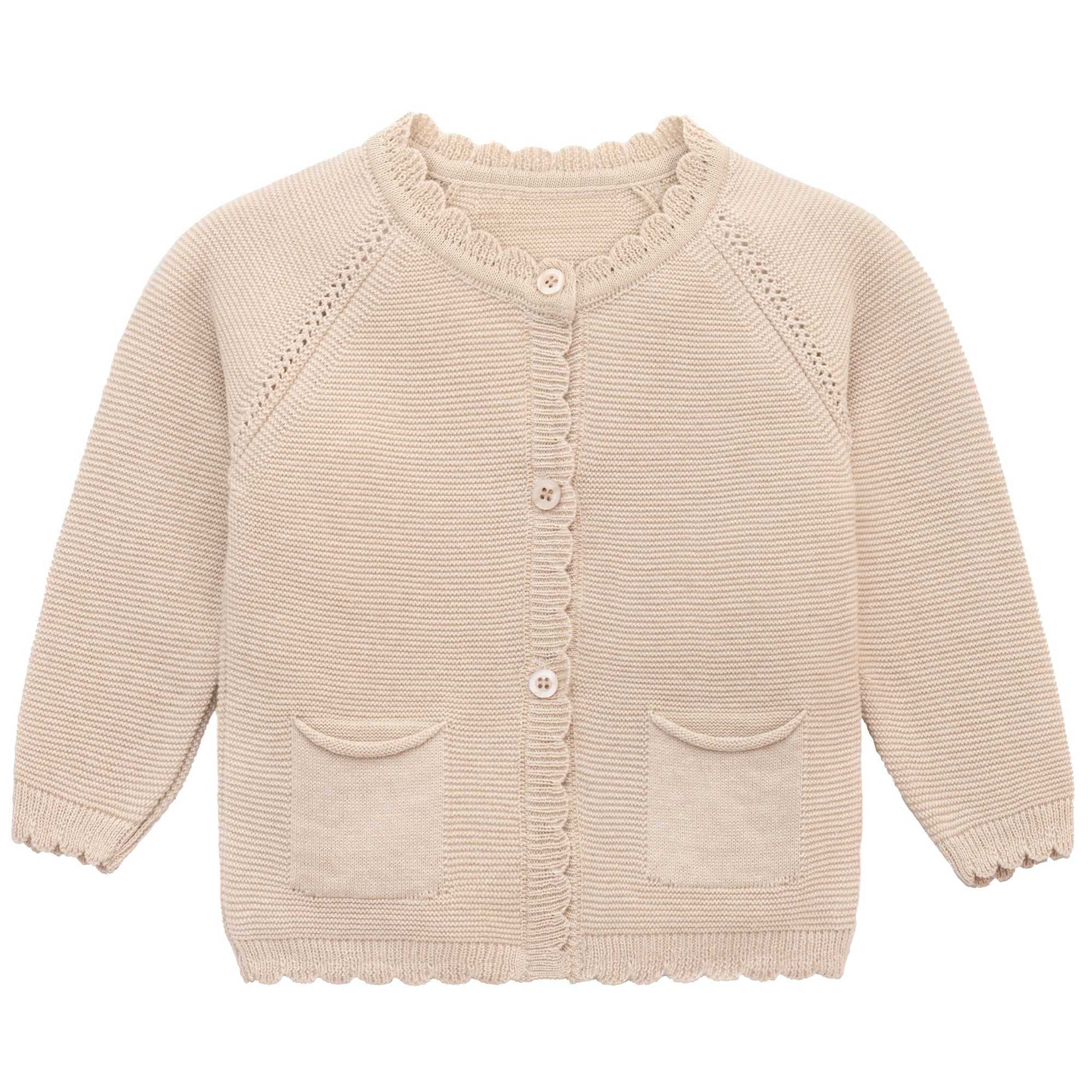 Lilax Baby Girls' and Toddler Long Sleeve Knit Cardigan