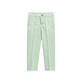 Boys’ Formal Suit Set, Boys Wedding Ring Bearer Outfit for Kids, Dresswear 4 Piece Suit Set