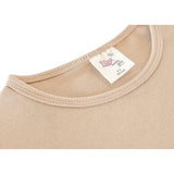 Girls' Basic Short Puff Sleeve Cotton T-Shirt and Leggings Set