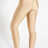 Girls Shiny High Waisted Leggings – Dance & Gymnastics Stretch Tights