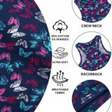 Girls' Soft Solid Cotton Blend Racerback Tank Top