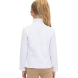 Little Girls Cotton Long Sleeve Basic Turtleneck T-Shirt