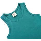 Girls' Soft Solid Cotton Blend Racerback Tank Top