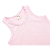 Girls' Soft Solid Cotton Blend Racerback Tank Top