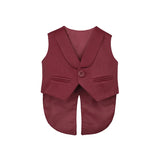 Newborn 4-Piece Tuxedo Suit Set