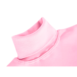 Little Girls Cotton Basic Turtleneck Shirt & Leggings Set